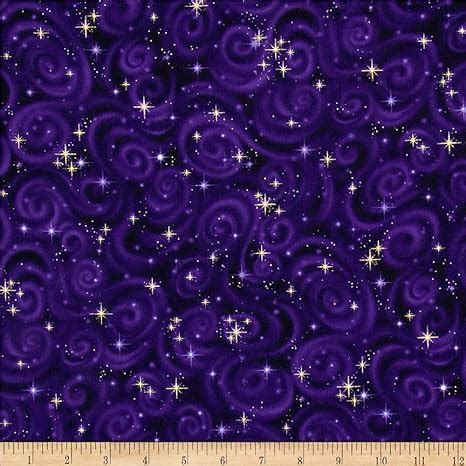 kaufman stargazers star texture violet metallic fabric|robert kaufman fabrics.